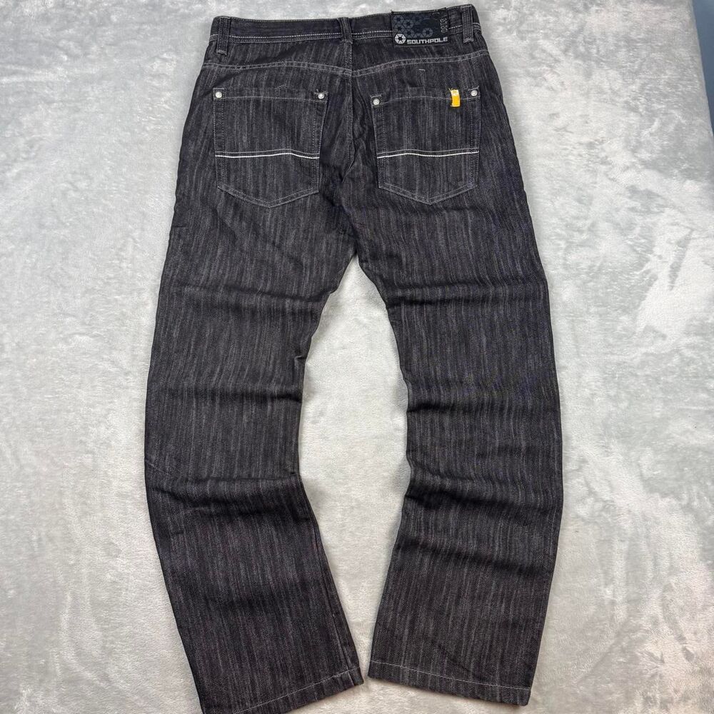 Southpole Men's Black and Grey Jeans